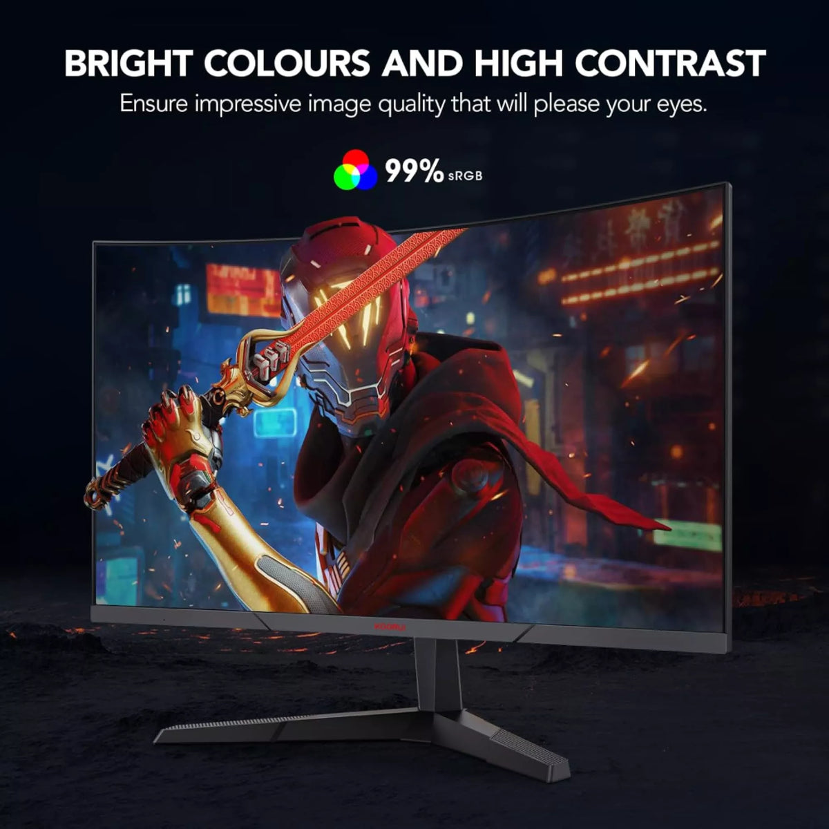 Koorui 27E6CA 27 inch 165Hz FHD LED Curved Monitor