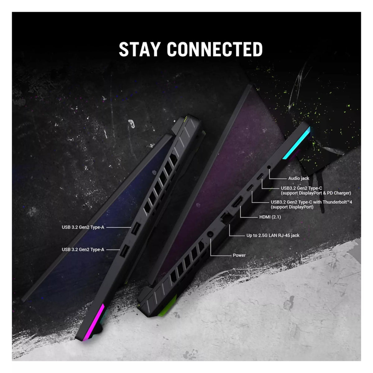 ASUS STRIX G18 G814JIR-I9322GN Intel Core I9 14900HX 32GB 2TB SSD 18Inch WQXGA Windows 11 Home, Black Laptop