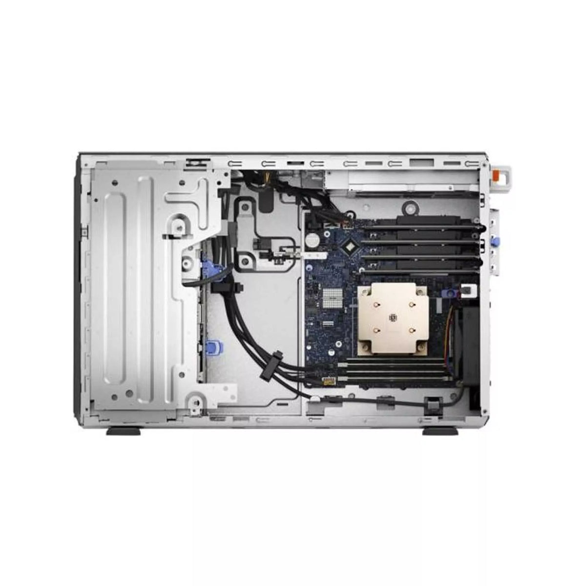 Dell PowerEdge T350 Server, Intel Xeon E-2324G, 16GB ECC RAM, 2TB SATA 7.2K HDD, PERC H355 Controller, 3.5 Inch Chassis with Up to 8 Hot-Plug Drives, Cable PSU