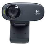 Logitech C310 HD Webcam, Black