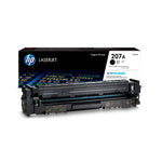 HP 207A Black Original LaserJet Toner Cartridge, W2210A