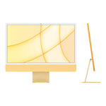 Apple iMac 24 Inch 2021, Apple M1 Chip 8 Core GPU, 8GB RAM, 512GB Storage, 4.5K Retina Display, Yellow