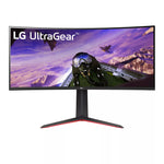 LG 34 Inch Curved UltraGear QHD HDR 10 160Hz Monitor with Tilt and Height Adjustable Stand, 34GP63A-B