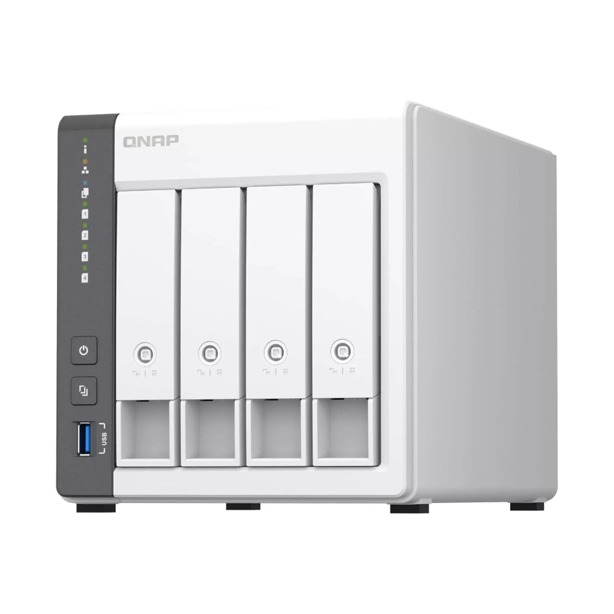 QNAP TS-433-4G 4 Bay NAS with Quad-core Processor, 4 GB DDR4 RAM and 2.5GbE + GbE LAN Network
