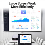 Mowsil DisplayPort to VGA Cable | 1080p@60Hz Full HD, Gold-Plated Connector, Aluminum Alloy Body | PC Monito