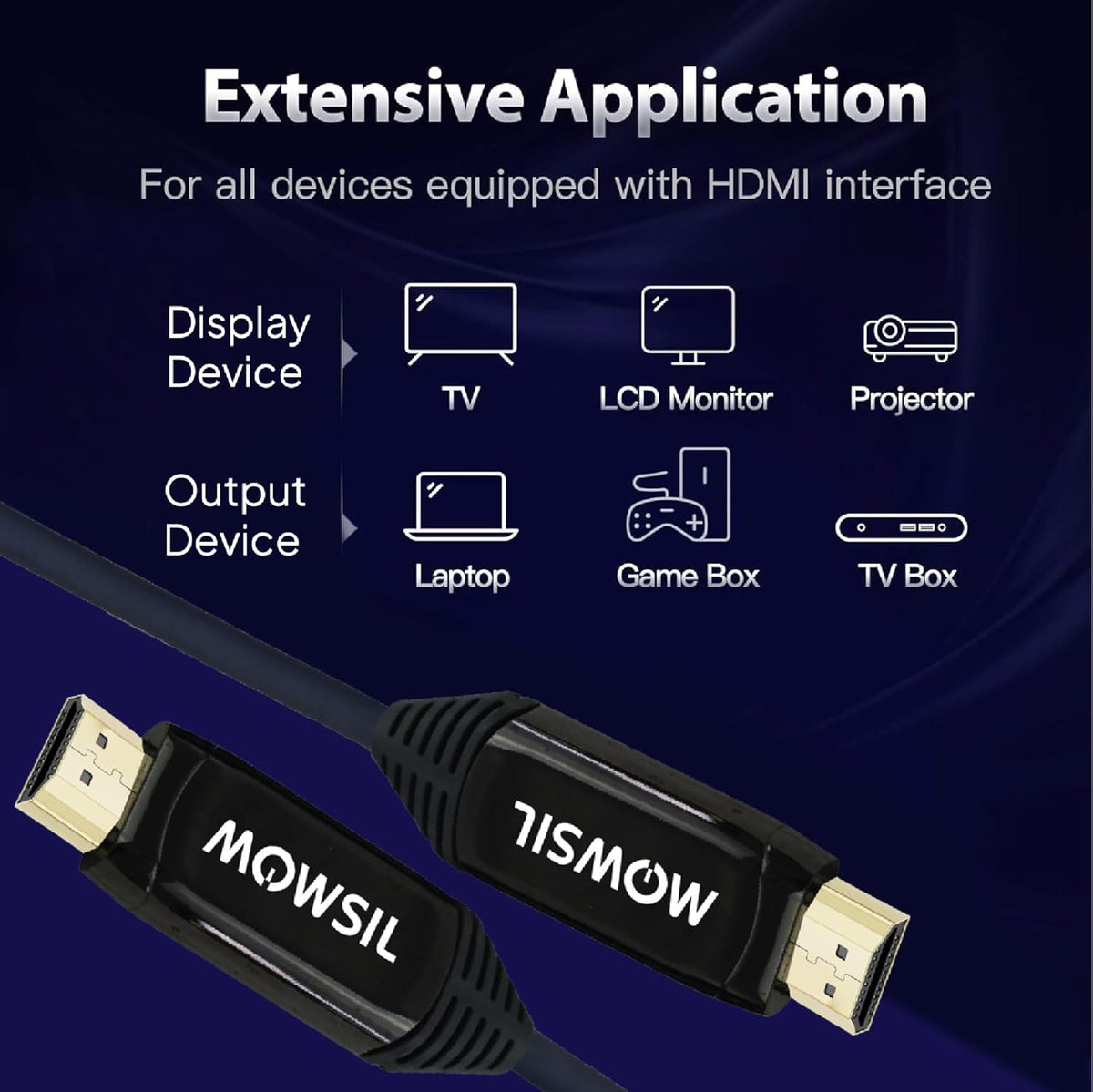 Shop Mowsil HDMI 2.0 Active Optical Cable