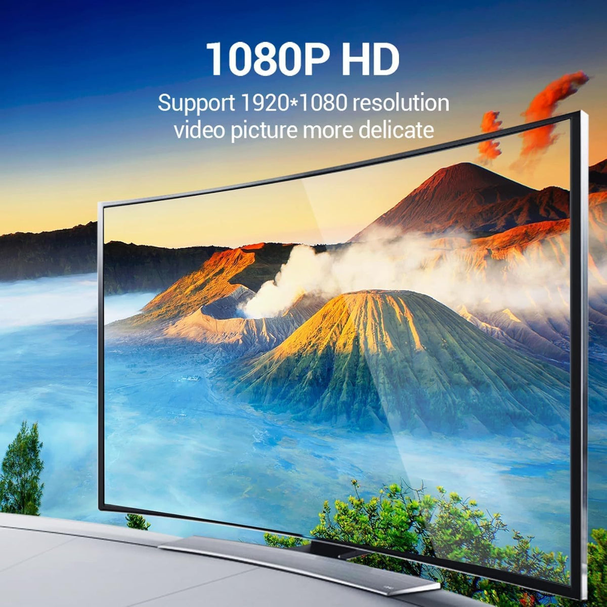 Mowsil DisplayPort to VGA Cable | 1080p@60Hz Full HD, Gold-Plated Connector, Aluminum Alloy Body | PC Monito