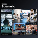 Mowsil HDMI KVM Extender over Cat6 Ethernet, 120M Long-Distance HDMI Transmission, USB-A & USB-C Keyboard & Mouse Sharing, IR Remote Control, One-to-Many Up to 253 Receivers