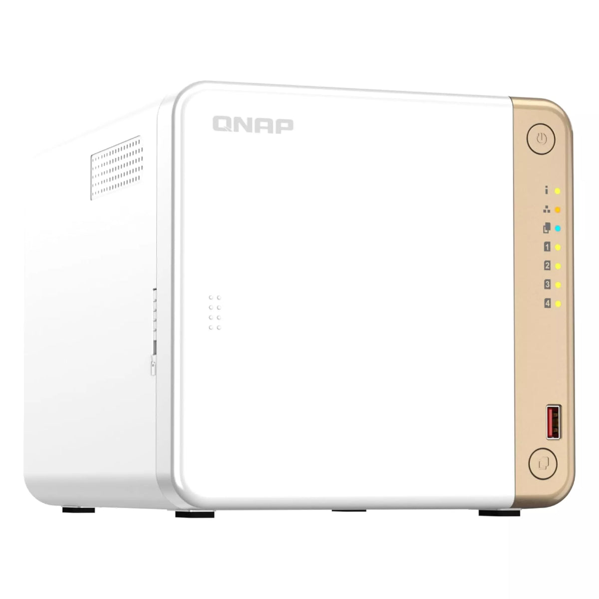 QNAP TS-462-4G 4-Bay, 2.5GbE, Intel CPU, 4GB RAM, M.2 Slots, PCIe Slot, Home NAS