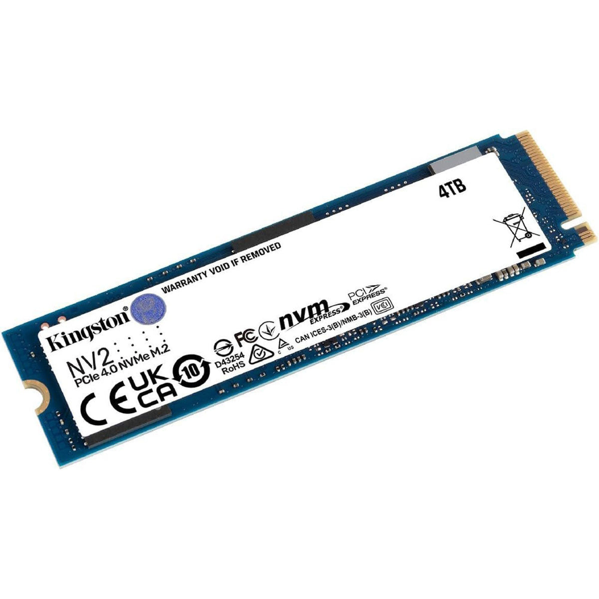 Kingston NV2 4TB M.2 2280 NVMe PCIe Internal SSD