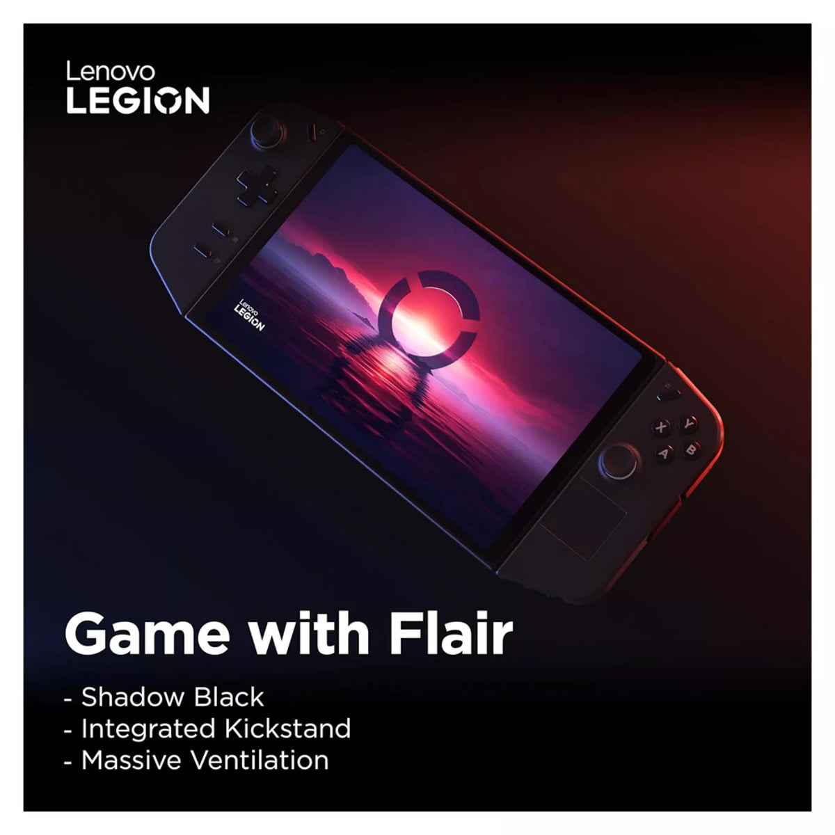 Lenovo Legion Go 8APU1 AMD Ryzen Z1 Extreme 8.8Inch 16GB 512GB SSD WQXGA Touch Windows 11 Home, Black Handheld Gaming Console