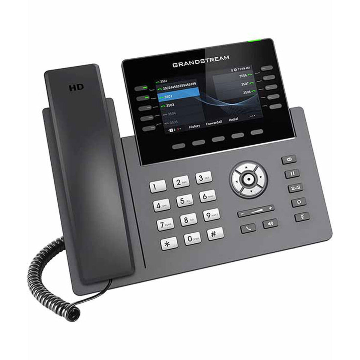 Grandstream 10-line carrier-grade IP phone, GRP2615 
