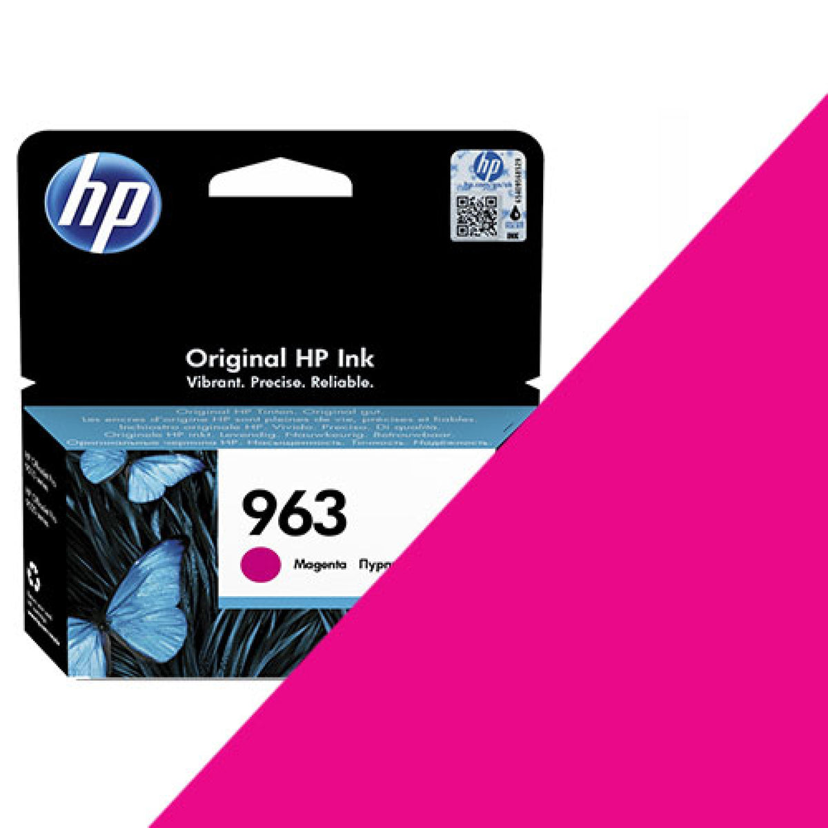 HP 963 Magenta Original Ink Cartridge - 3JA24AE
