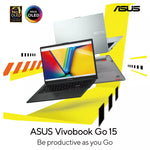 Asus VivoBook E1504FA-OLEDR5W AMD RYZEN R5 7520U 16GB 512GB SSD 15.6Inch OLED Full HD Windows 11 Home, Black Laptop