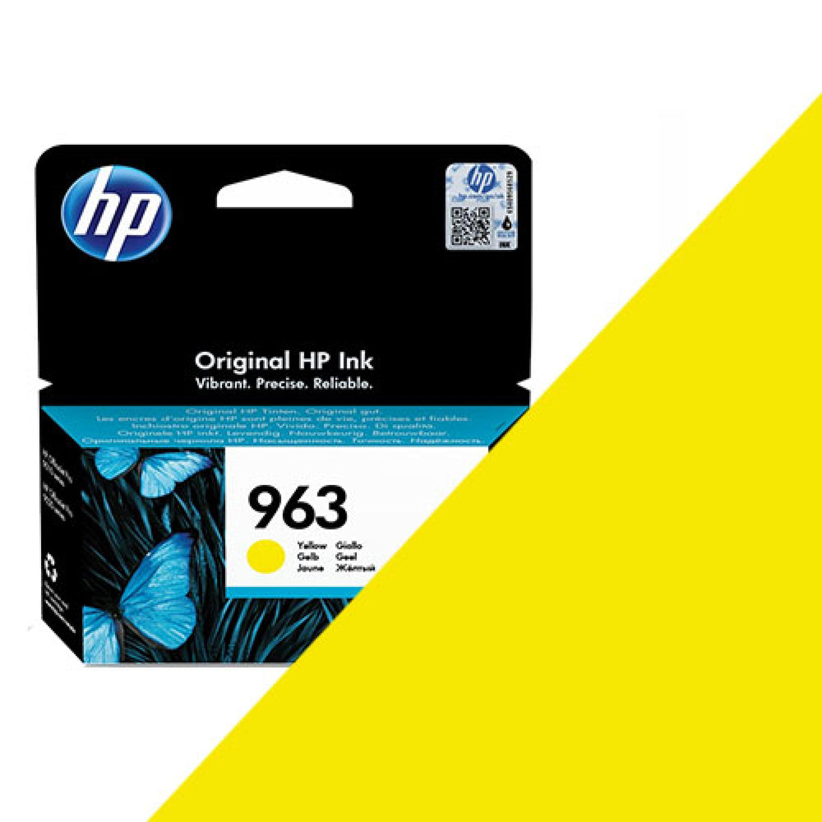 HP 963 Yellow Original Ink Cartridge - 3JA25AE