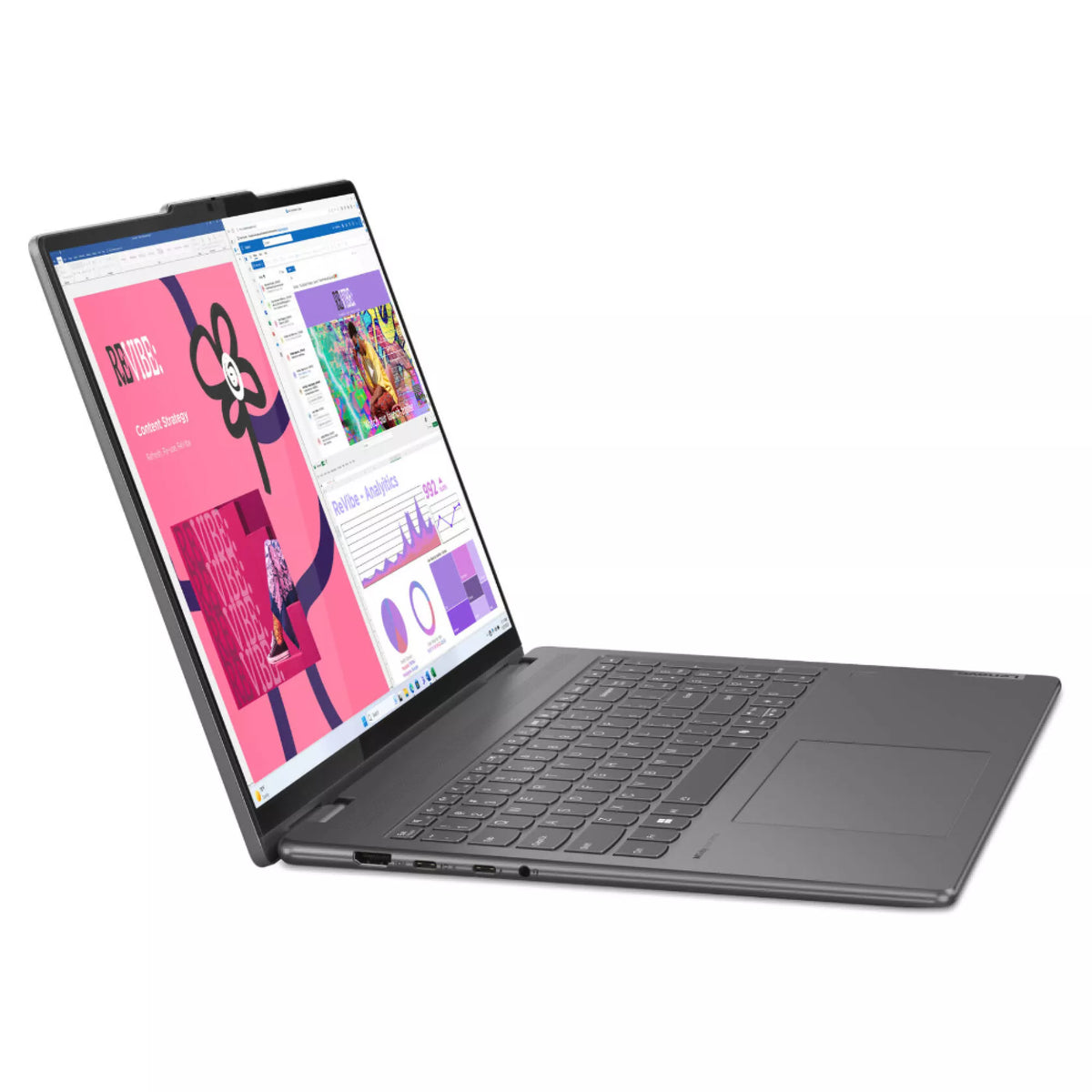 Lenovo Yoga 7 2 in 1 161ML9 Intel Core Ultra 7 16GB 1TB SSD 16Inch WUXGA Touch, Windows 11 Home, Storm Grey Laptop