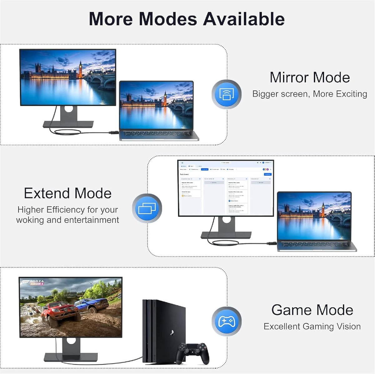 Mowsil DisplayPort to DVI-D Cable | 4K@30Hz High-Speed Adapter, Gold-Plated Male to Male | PC Monitor TV