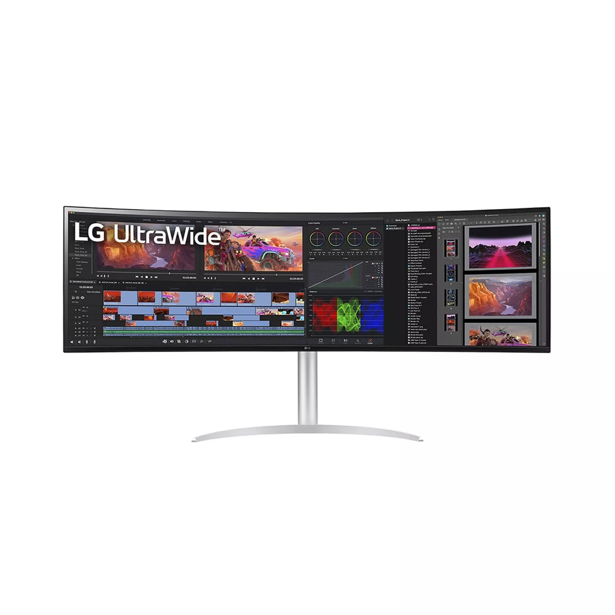 LG 49WQ95C 49 Inch UltraWide Dual QHD Nano IPS Curved Monitor