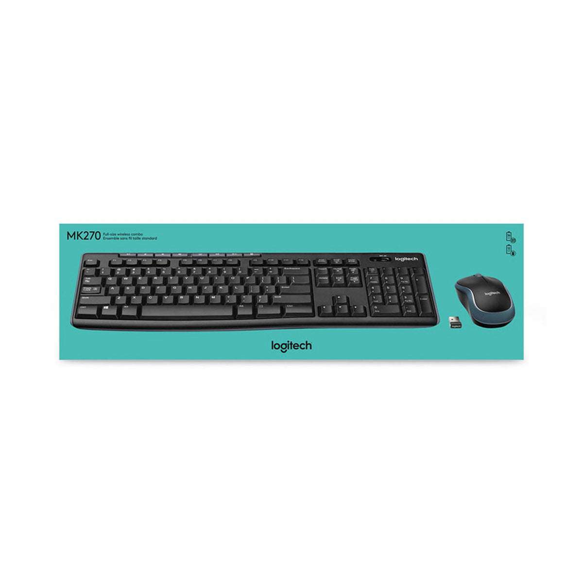 Logitech Wireless Keyboard and Mouse MK270