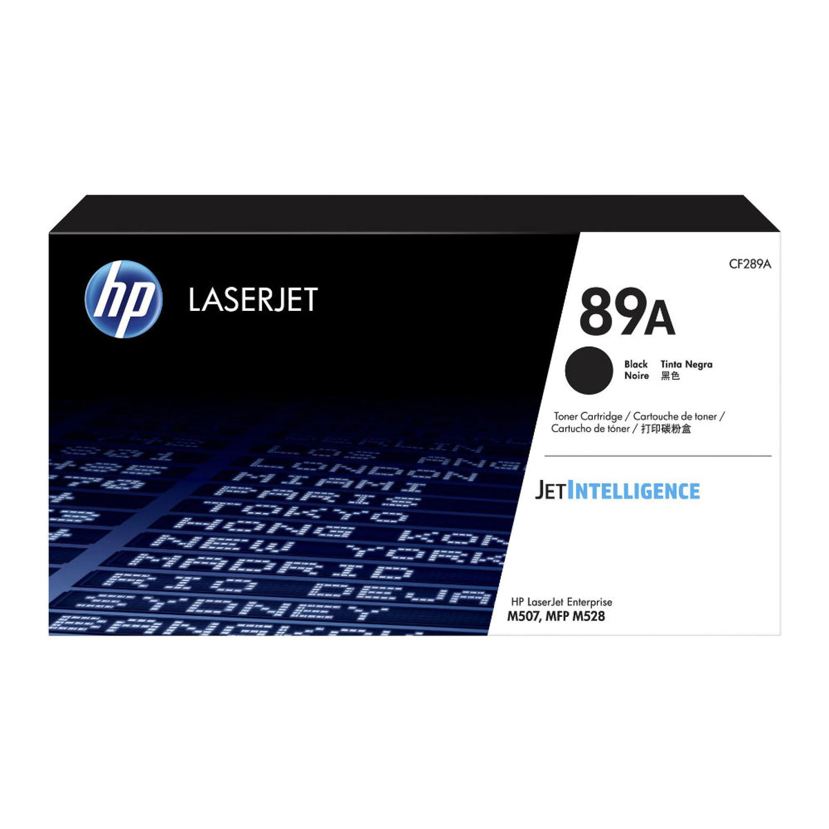 HP 89A Black Original LaserJet Toner Cartridge, CF289A