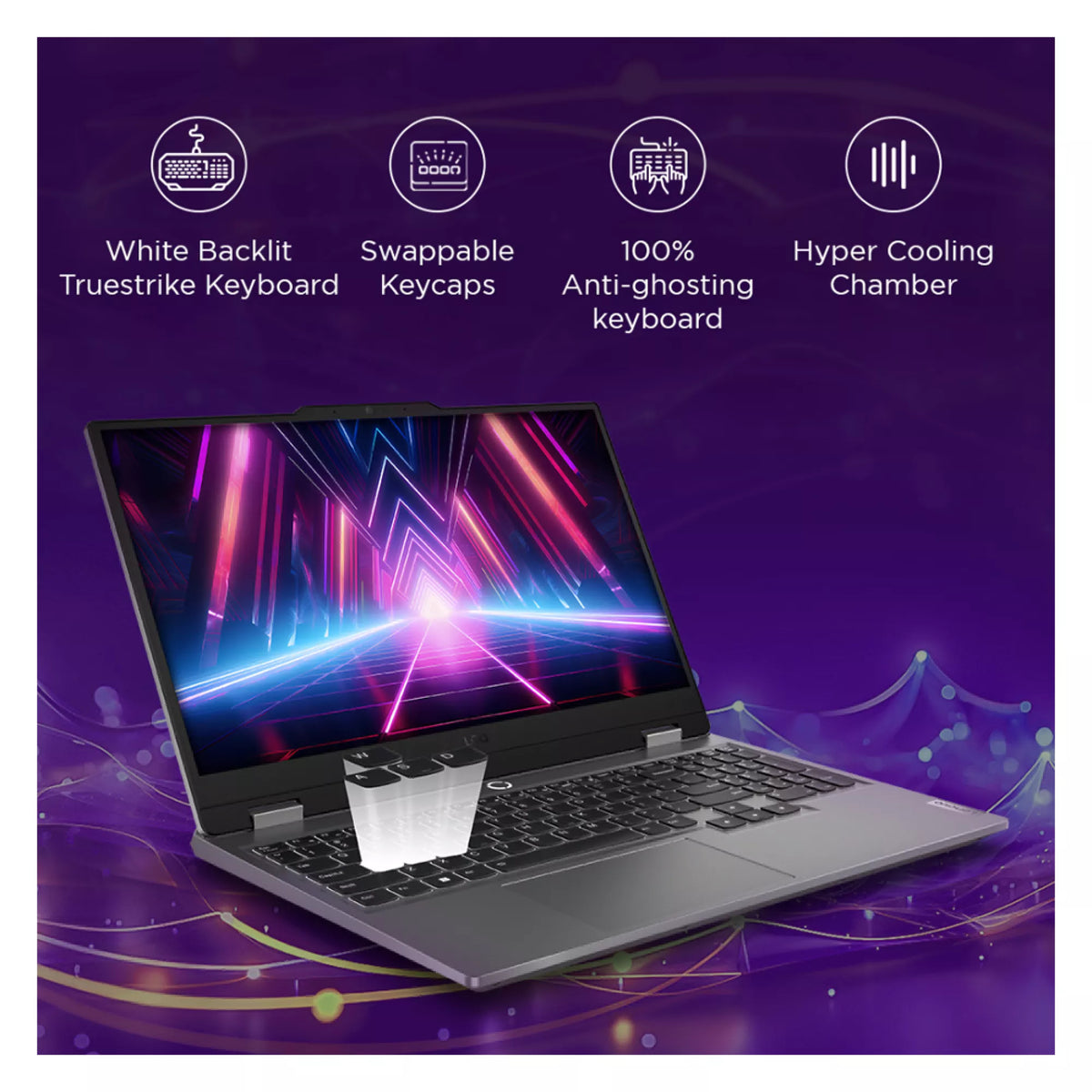 Lenovo Idea Pad Gaming 3 15ACH6 AMD Ryzen 5 8GB 512GB SSD 4GB NVIDIA GeForce RTX 2050 Graphics 15.6Inch Full HD Windows 11 Home, Shadow Black Laptop