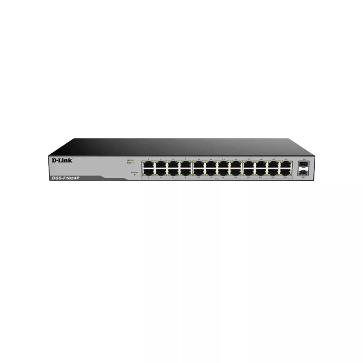 D-Link DGS-F1024P 24 Port Gigabit Unmanaged POE Switch with 2 SFP ports