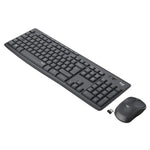 Logitech MK295 Silent Keyboard Mouse Combo, Black