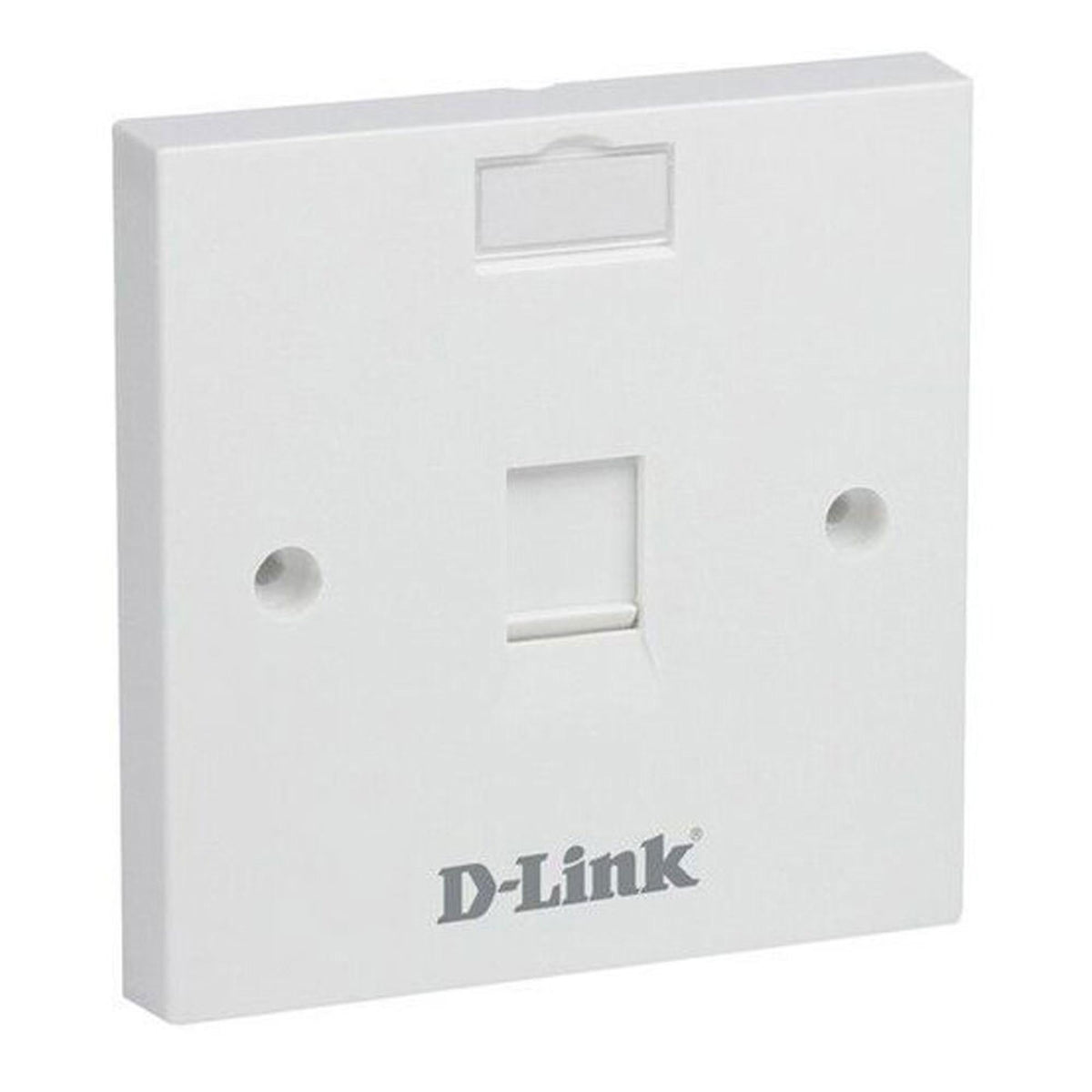 D-Link Single Faceplate with Shutter, NFP-0WHI11