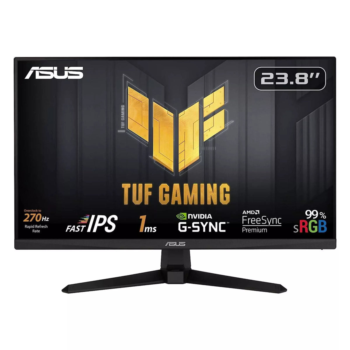 Asus TUF Gaming VG249QM1A 24Inch Full HD 1ms Fast IPS Display Gaming Monitor, Black