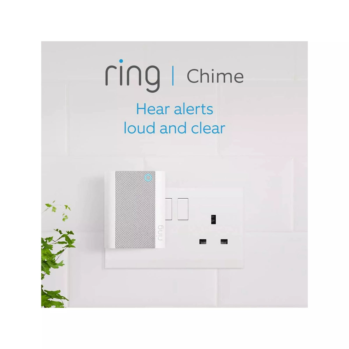 Ring B07ZLFG8CM Indoor Chime and Wi-Fi extender White - Only for Ring network devices
