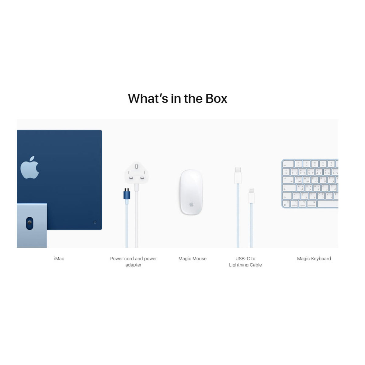 Apple iMac 24 Inch 2021, Apple M1 Chip 8 Core GPU, 8GB RAM, 512GB Storage, 4.5K Retina Display, Pink MGPN3