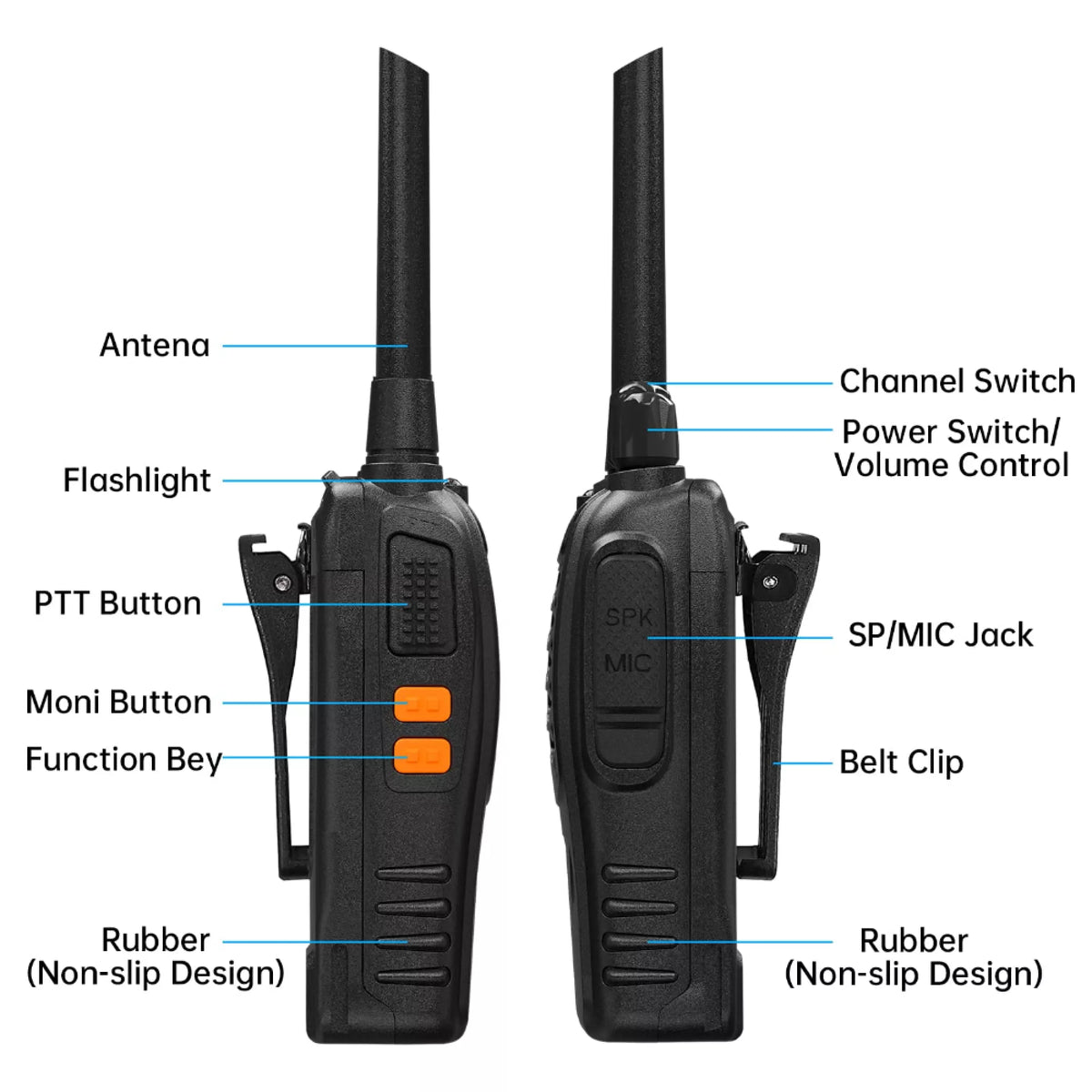 Baofeng BF-888S Portable Two Way Radio Single Pack