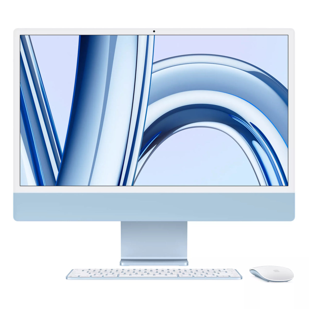 Apple iMac M3 chip with 8core CPU 8core GPU 8GB 256GB SSD, 24-inch 4.5K Retina Display, Blue, MQRC3