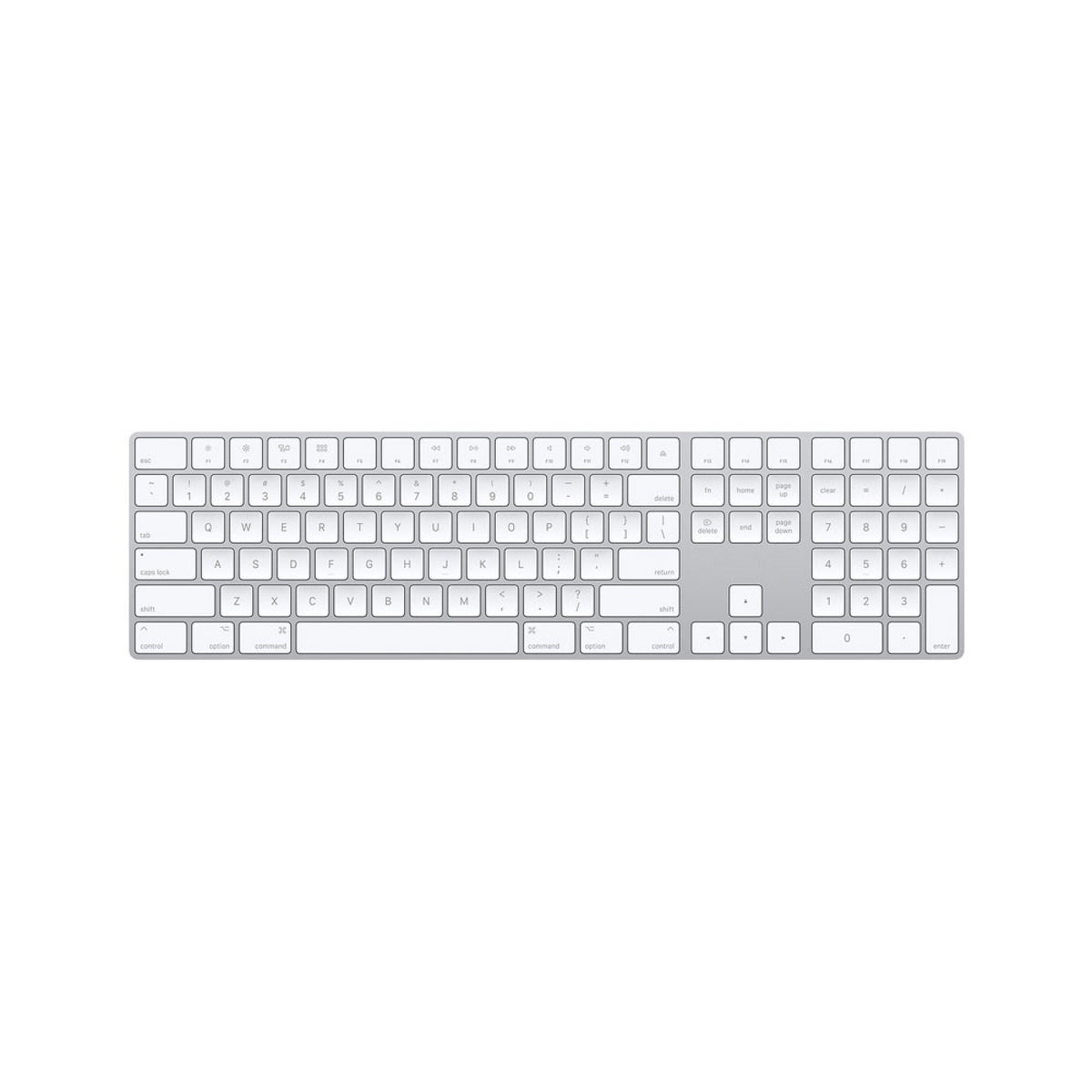 Apple Magic Keyboard with Numeric Keypad, US English - Silver
