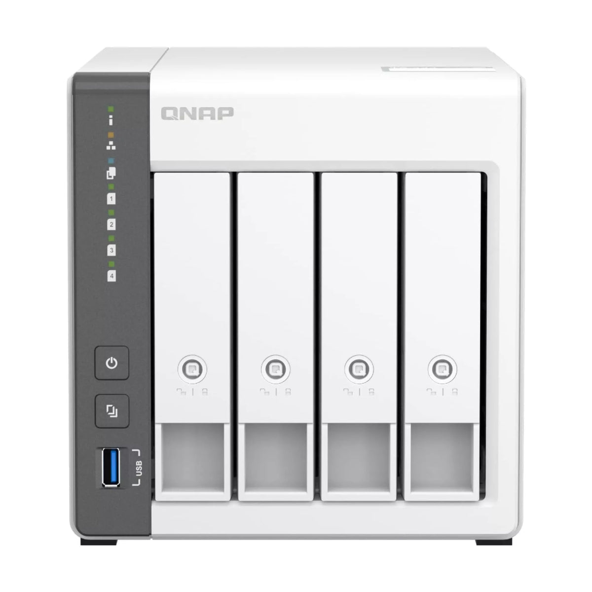 QNAP TS-433-4G 4 Bay NAS with Quad-core Processor, 4 GB DDR4 RAM and 2.5GbE + GbE LAN Network