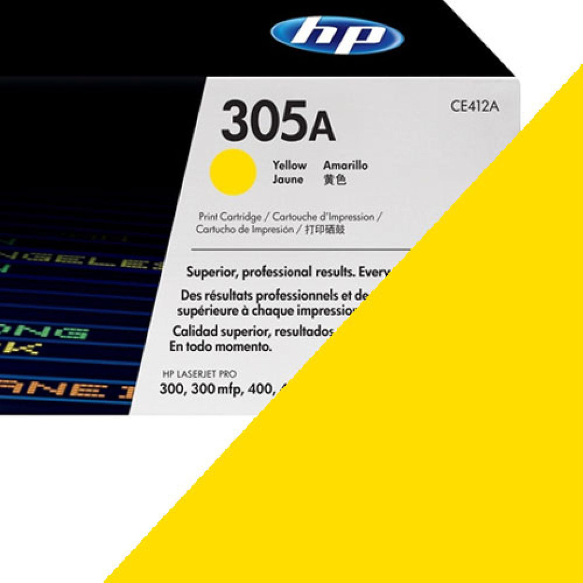 HP 305A Yellow Original LaserJet Toner Cartridge - CE412A