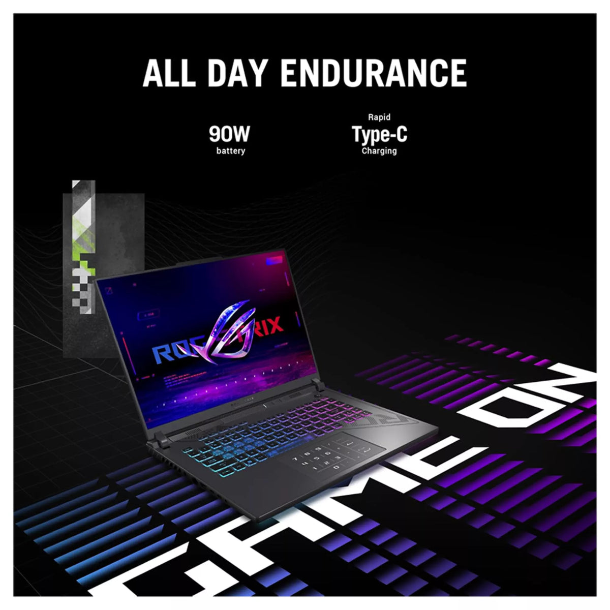 ASUS STRIX G16 G614JU-N3111W Intel Core I7 13650HX 16GB 1TB SSD 16Inch WUXGA Windows 11 Home, Grey Laptop