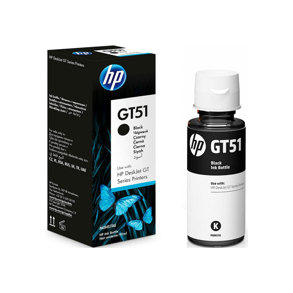 Hp GT51 Black Ink Bottle - M0H57AA