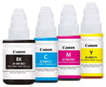 Canon GI-490 Ink Bottle Black 135ml Color 70ml, Set of 4