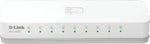 D-Link 8Port Unmanaged Switch DES-1008C White