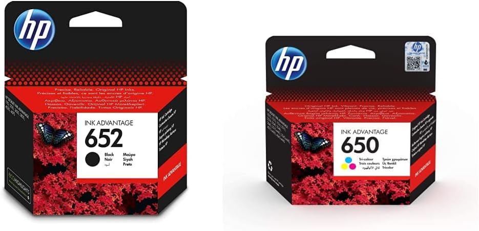 HP 652 Ink Advantage Cartridge Black - F6V25AE
