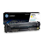 HP 207A Yellow Original LaserJet Toner Cartridge, W2212A