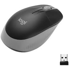 Logitech M191 Wireless Mouse, Mid Gray