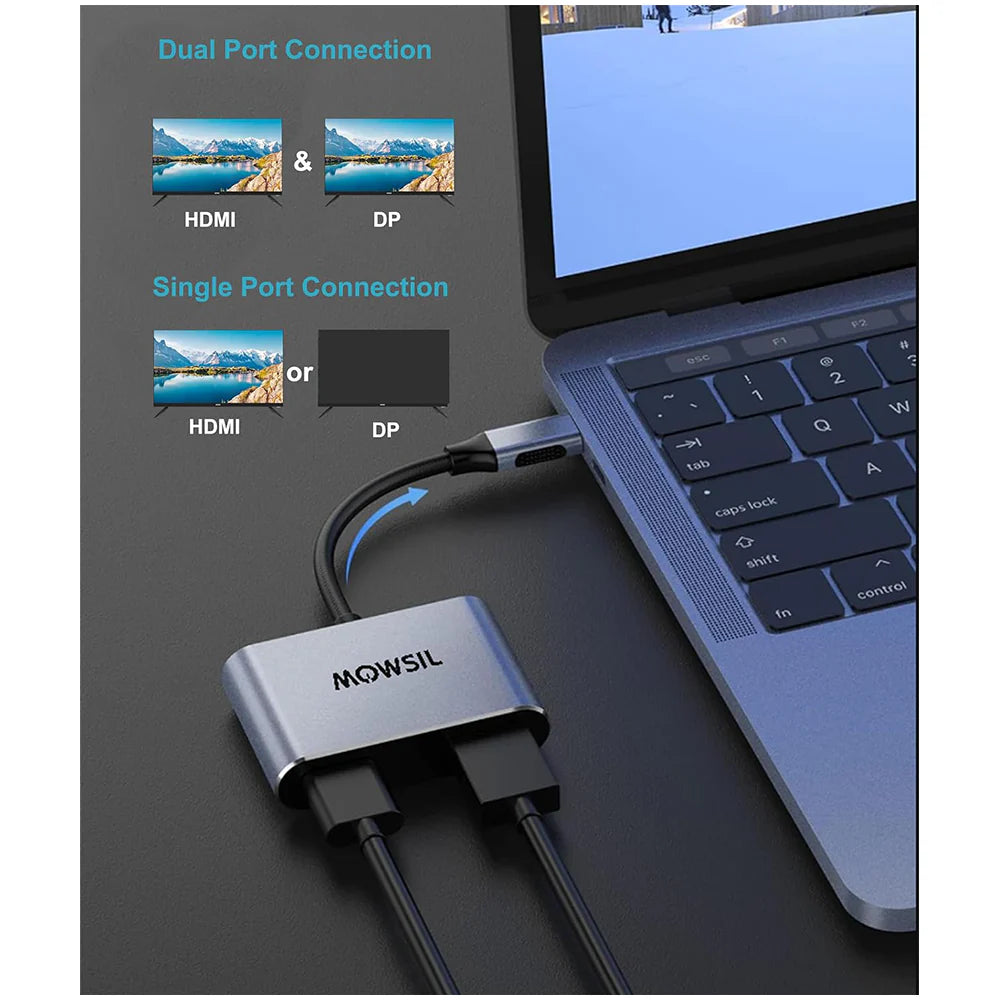 USB-C Dual HDMI Converter 