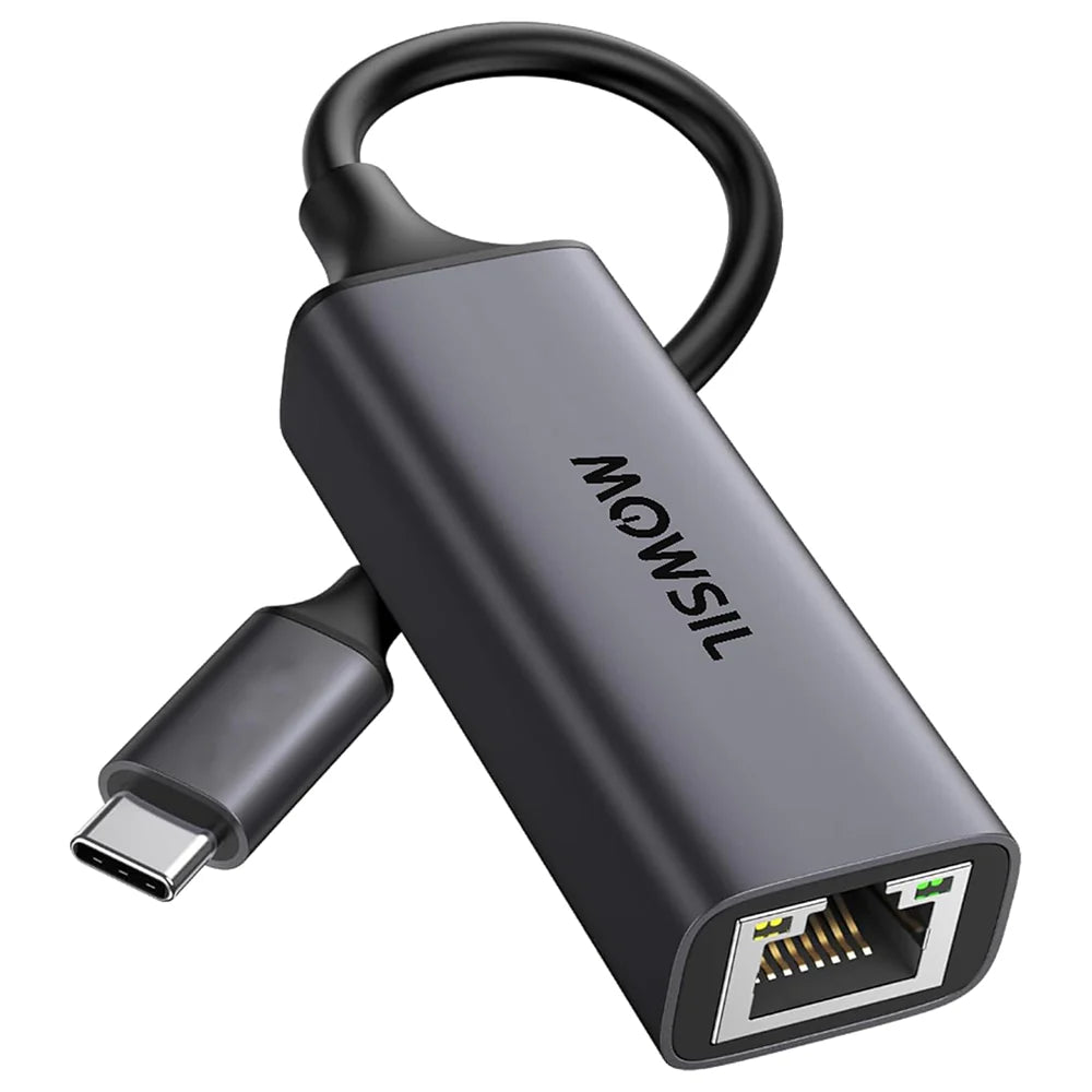 Mowsil USB-C to Lan Gigabit RJ45 Adapter