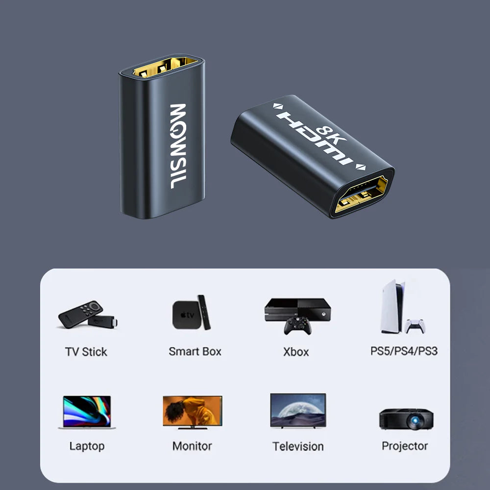 HDMI 8K Coupler Female to Female Dubai