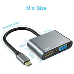 Mowsil USB-C to HDMI+VGA Adapter dubai
