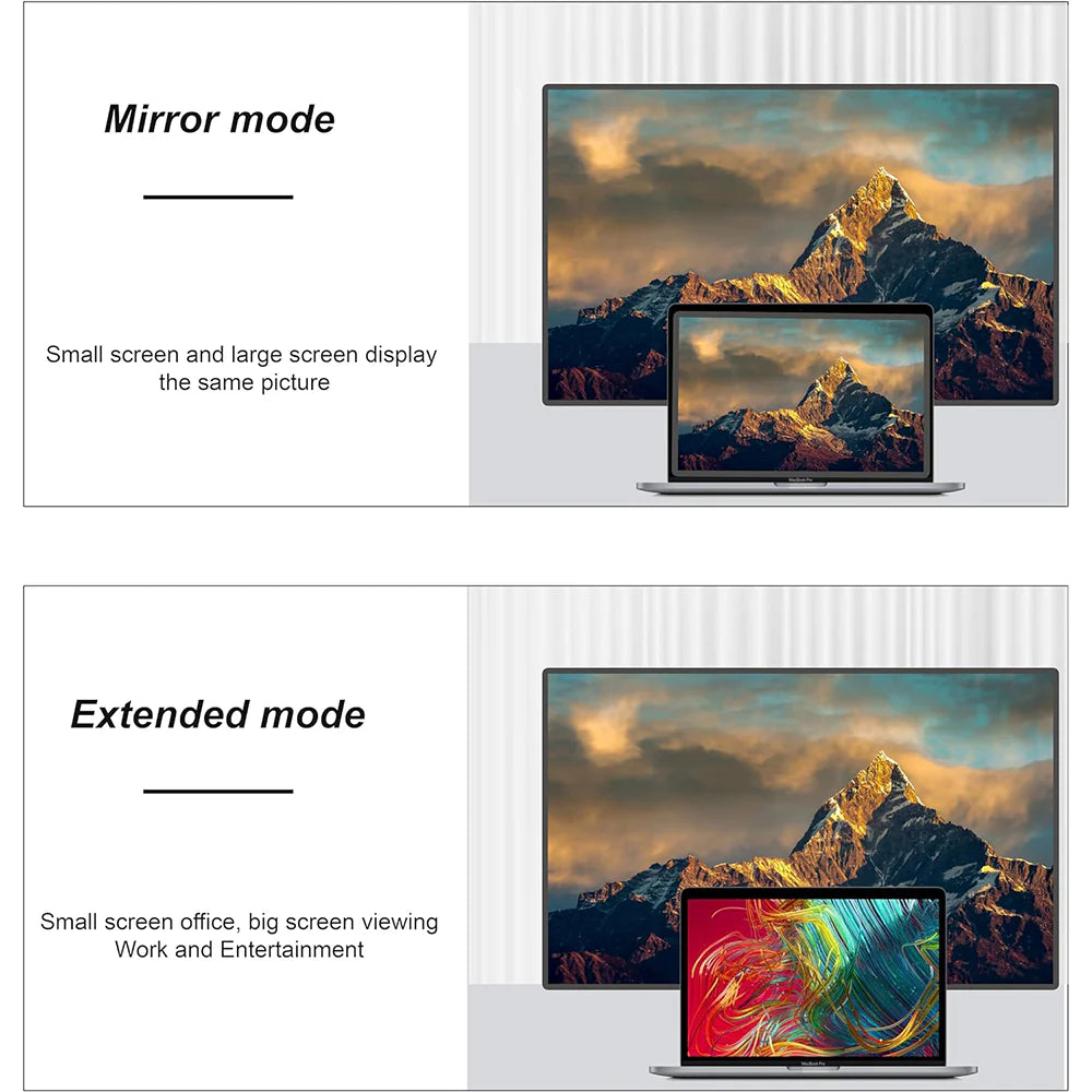 buy Mowsil USB-C to HDMI+VGA Adapter