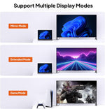 Mowsil 4K DisplayPort Cable DP 1.2 | 4K@60Hz 2K@165Hz Gold-Plated High-Speed DP to DP Cable for PC & Gaming Monitor