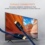 Mowsil DisplayPort to HDMI Cable – 4K@60Hz UHD, 1080p@120Hz, 18Gbps High-Speed, Gold-Plated Connector